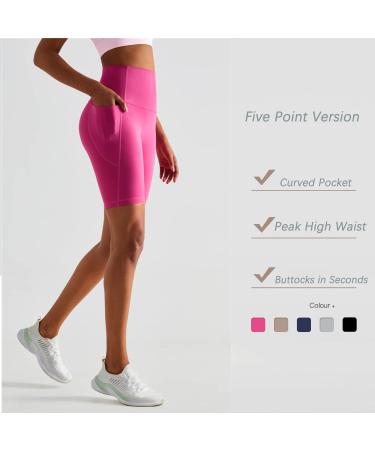 XDSP Women s High Waist Seamless Yoga Shorts with Cell Phone Bag - Stylish & Comfortable Fitness & Sports Pants - Buy Online on GoSupps.com