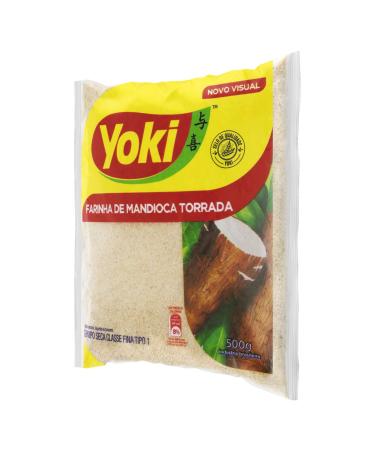 Farinha Mandioca Torrada Yoki 500g Premium Cassava Flour for International Shipping - Buy Online on GoSupps.com