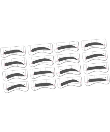Ipetboom Kits 64 Pairs 8 Eyeshadow Eyebrow Stencils Eyebrow Makeup Tools Mold Tracking Device Eyebrow Trimming Eyebrow Stickers mediumx2pcs As Shownx2pcs - Buy Online on GoSupps.com