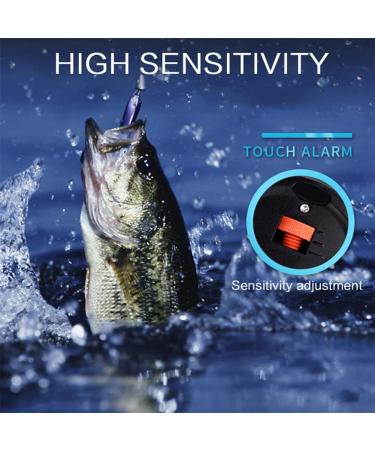 LIZHOUMIL Fishing Alarm Bell with Light Indicator | High Sensitivity Bite Sensor | Portable Ring Bite Alarm for Night Fishing | Tackle Accessory in Colorful Box - Buy Online on GoSupps.com