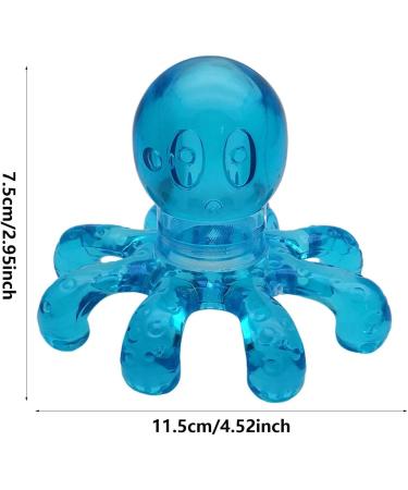 Rissunkv Octopus Head Massage Device - Portable Scalp Massager for Hair Growth & Scalp Relaxation | Relax & Relieve Tension - Buy Online on GoSupps.com