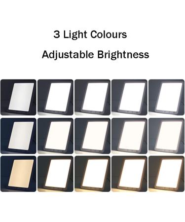 LED Sun Lamp Natural Light UV-Free 10000 Lux Light Therapy Lamp 6 Timers 5 Adjustable Brightness Levels for Home/Office Use - Buy Online on GoSupps.com