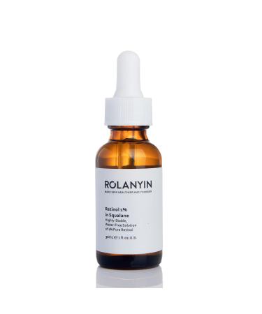 ROLANYIN Retinol 1% in Squalane Serum for Anti-Aging Moisturizing