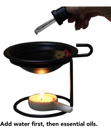 100ml Iron Aroma Lamp Stove - Premium Material Smooth Placement & Easy Dry Burn for Living Room Office Bedroom - A Model - Buy Online on GoSupps.com