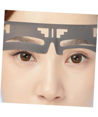 POPETPOP 4 Pcs Eyebrow Ruler Makeup Supplies Brow Stencil Ruler Eyebrow Makeup Tools Eyebrow Trimming Sticker 1 count (Pack of 1) As Shownx2pcs - Buy Online on GoSupps.com
