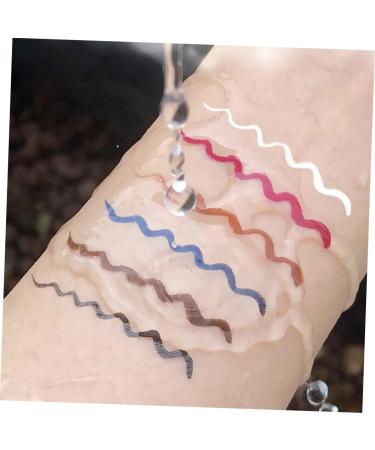 SOESFOUFU 6pcs Eyeliner Pen for Women Eyeliner Stencils Pink Eyeliner Red Eyeliner Cosmetics Abs Miss Girl - Buy Online on GoSupps.com