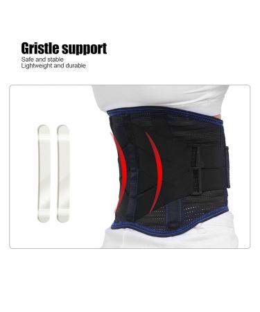 Buy Adjustable Lumbar Support Belt - Breathable Waist Support with Steel Plate for Lower Back Pain Relief - XL Size - Buy Online on GoSupps.com