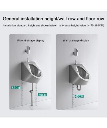 Inodoro moderno de Acero inoxidable montado en la pared para ba os inodoros comerciales con descarga autom tica por inducci n drenaje de pared o de piso utilizado en hogares y hoteles - Buy Online on GoSupps.com