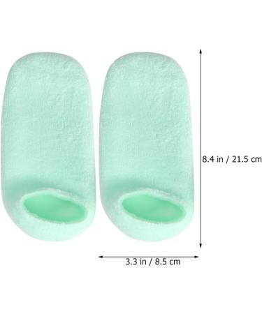Healeved 3 Pairs Heel Anti-Crack Socks Ankle Socks Heel Repair Socks Resin Heart Hair Clip Cracked Heels Guard Dry Feet Socks Anti Callus Socks (Green) Hard Feet Socks Foot Gel Moisturizing - Buy Online on GoSupps.com
