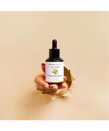 Organic Marula Oil - Cold Pressed Carrier Oil for Skin Hair & Body | Unrefined Marula Facial Oil 2oz - International Shipping Available - Buy Online on GoSupps.com