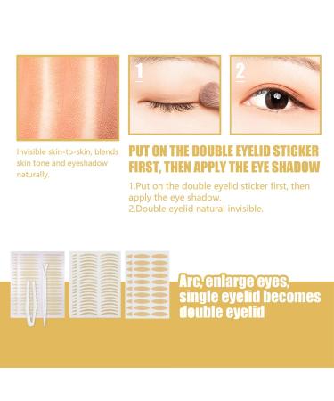 480 Pieces Double Eyelid Tape - Instant Eyelid Lift Stripes for Hooded Eyes | Sluider Tape for Lifting Without Surgery - Buy Online on GoSupps.com