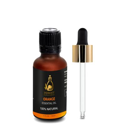 Orange Citrus sinensis Essential Oil 100% Natural 1 Fl Oz with Dropper 1 Fl Oz (Pack of 1)
