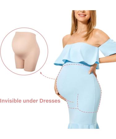 Gratlin Seamless Pregnancy Shapewear High Waist Shorts - Mochaccino (S, M) - Buy Online on GoSupps.com