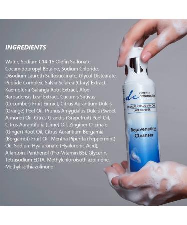 Rejuvenating Facial Cleanser for Oily & Blemish-Prone Skin | Ultra Gentle Daily Wash with Ginger & Cucumber Extract | Anti-Aging Deep Cleanser - Buy Online on GoSupps.com