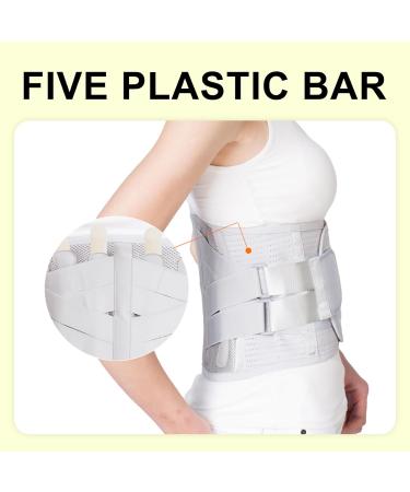 Buy Back Brace for Lower Back Support | Unisex Lumbar Support Belt for Herniated Disc & Recovery | Adjustable Breathable Waist Protector (Large) - International Shipping Available - Buy Online on GoSupps.com