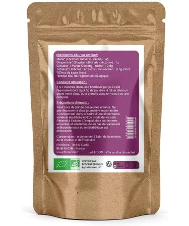 FloLibido Boost Organic Banded Wood - Powerful Natural Aphrodisiac - Immediate Effect for Men and Women - Tribulus Maca Ginseng and Ginger (100g) - Buy Online on GoSupps.com