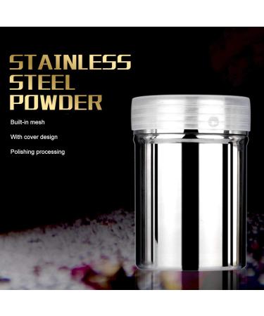 Drague poudre Shaker poudre Tamis poudre Shaker d'assaisonnement en acier inoxydable de qualit sup rieure pour la cuisine Cuisine Utilisation au bureau domicile Acier - Buy Online on GoSupps.com