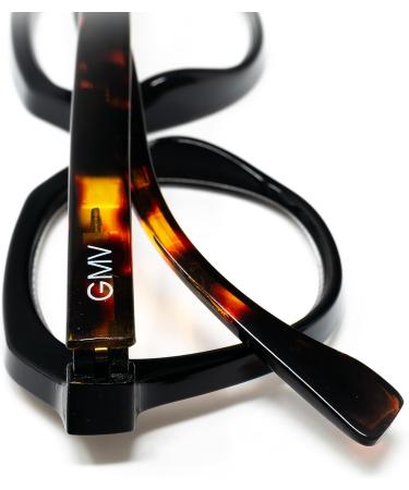 Gian Marco Venturi Women's Ferrara Reading Glasses - Stylish Black Size M | International Shipping Available - Buy Online on GoSupps.com