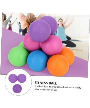 Buy Tovinanna 2-in-1 Yoga Ball Trigger Point Massager & Foot Roller - Hand Massage & Muscle Relief Device - Violet - Buy Online on GoSupps.com