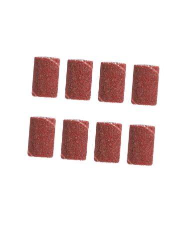 Housoutil Manicure Tools Professional Faux Nails Nail Care Tools Nail+polish Nail Balm Nail Drill Sanding Ring Durable Nail Tool Replaceable Abrasive Belt Polisher Grinding Ring Sand Circle medium Brown