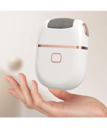 Electric Pedicure - Electric Foot Care Dry Skin Remover | USB Rechargeable Exfoliating Device Effective Exfoliating with Electric Foot Device White - Buy Online on GoSupps.com