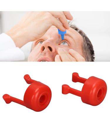 Autodrop Eyedropper Aid - 2 PCS Silicone Portable Eye Drop Guide for Hygienic Application of Eye Ointment and Drops - Buy Online on GoSupps.com
