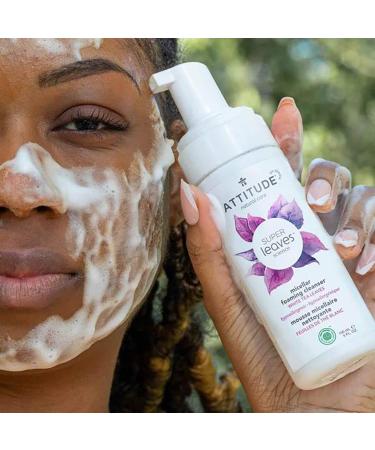 ATTITUDE Foaming Micellar Water - Vegan Plant-Based Cleanser with White Tea Leaves | 5 Fl Oz - Buy Online on GoSupps.com