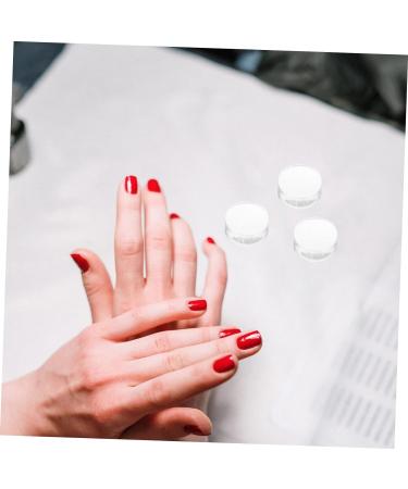 Ipetboom Silicone Nail Stamper Replacement 6pcs Nail Art Silicone Stamp Single Silica Gel Seal Silicone Stamper Replacement 2.30X2.30X1.20CM Transparent Color - Buy Online on GoSupps.com