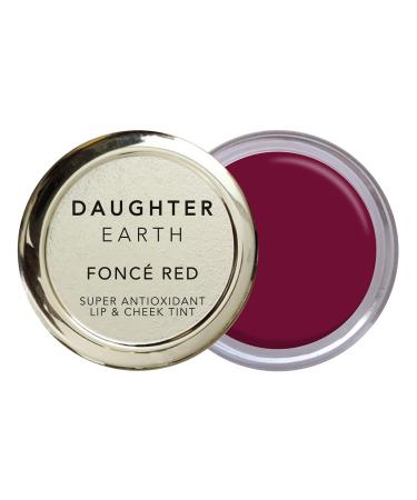 Daughter Earth 100% Vegan Lip and cheek tint | Natural Blush | Lip tint | cheek tint (Fonc Red (Maroon)) Fonc Red (Maroon)