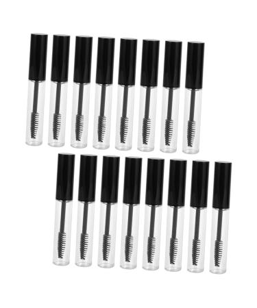 HAPINARY Set of 16 10ml Brush Tubes Leak-Proof Mascara Bottles for Travel and Daily Use
