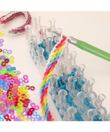 1600Pcs S Clips for Rubber Bands - Premium Rubber Connectors for Handcraft DIY - Colorful Bracelet Hooks Clasps - Buy Online on GoSupps.com