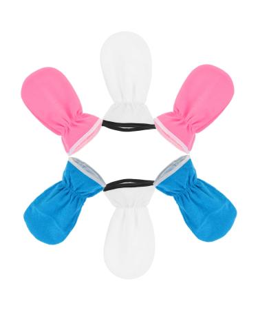 minkissy 3 Pairs Wax Hand Mask Spa Hand Cover Paraffin Wax Warmer Mittens Hand Foot Care Paraffin Wax Bath for Hands Moisturizing Gloves Female Hand Spa Gloves Fleece Disposable