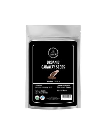 Naturevibe Botanicals Organic Caraway seeds, 1lb | Non-GMO and Gluten Free | Indian Spice