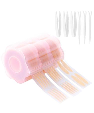 Ruijie 1800 pieces of loophola stripes invisible eyelid adhesive for loopholes wonderstripes for natural eyes loophola stripes lifting without op (skin color)