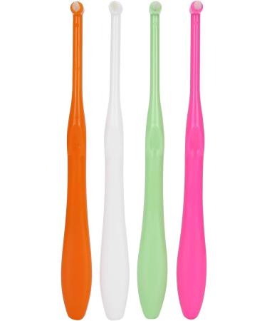ZJchao 4pcs Dental Toothbrush - Soft Interdental Cleaners for Braces | Single-Head Toothbrushes for Optimal Oral Care - Buy Online on GoSupps.com