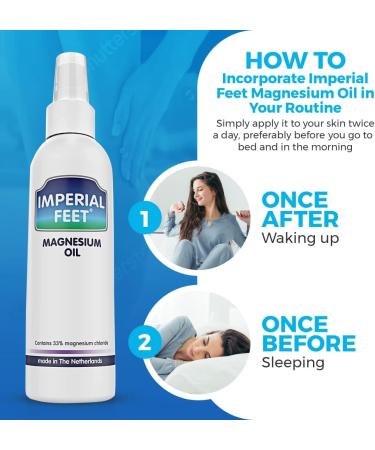 Imperial Feet Magnesium Oil - Premium Natural Relief for Sore Muscles and Joints - Buy Online on GoSupps.com