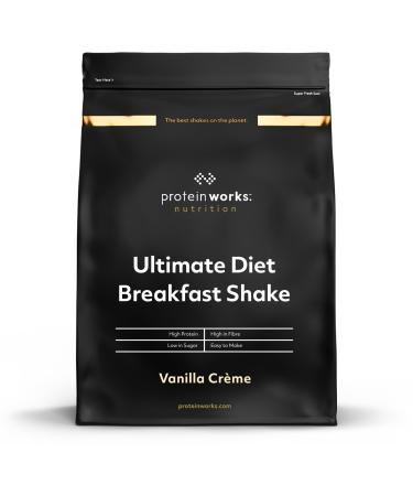Protein Works - Ultimate Diet Breakfast Shake | High Protein 230 Calorie Breakfast | Low Calorie Breakfast Shake | Protein Meal Replacement | 9 Servings | Vanilla Cr me 500g