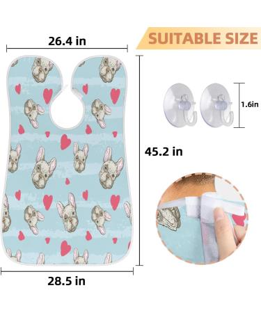 Beard Bib Apron for Men | Non-Stick Waterproof Hair Catcher | Ideal for Shaving & Trimming | Dog-Friendly Grooming Cape - Buy Online on GoSupps.com