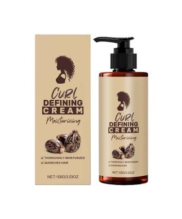 Generisch Defining Cream - 100ml - Defining Cream for Weaves - Styling Cream for Dry Hair - Light and Smooth Lotion - For Girls and Girls