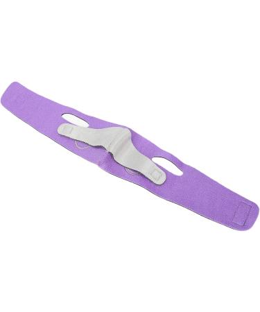 Qukaim Facial Slimming Strap Face Lifting Band V Line Elastic Graphene Breathable Adjustable Strap for Slimming Face Purple - Buy Online on GoSupps.com