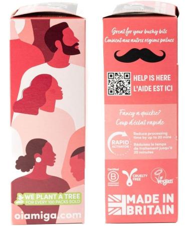 Oiamiga Light Brown Permanent Hair Dye Inclusive Hair Colour for All Hair Types Rapid Processing Made with Natural Ingredients Vegan and Cruelty Free 120ml - Buy Online on GoSupps.com