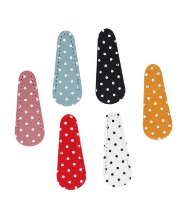 NOLITOY Scissors embroidery scissors pu leather PU Scissors Cover small protector Sewing Scissor PU Cover for Scissors the cross Safety Scissors pu embroidered