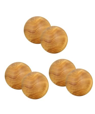 Healvian 6 Stk Massage globe Rolling Hand Hand Balls Massage Rolling Balls Massage Asian Meditation Balls Wood around handbaoding balls Thumbs fitness wooden ball Hands practice thuja