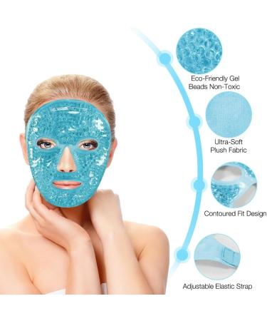 ZOYDP ZOYDP 3 PCS Cooling Eye Mask & Cooling Face Mask Reusable Ice Face Mask Cooling Gel Eye Mask Cold Eye Mask Ice Eye Mask for Puffy Eye Face Puffiness Migraine Dark Circles - Buy Online on GoSupps.com