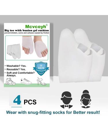McVcoyh 6-Piece Toe Protection Pads | Soft Silicone Toe Covers for High Heels | Ultimate Comfort & Pain Relief | Men & Women Sizes Available - Buy Online on GoSupps.com