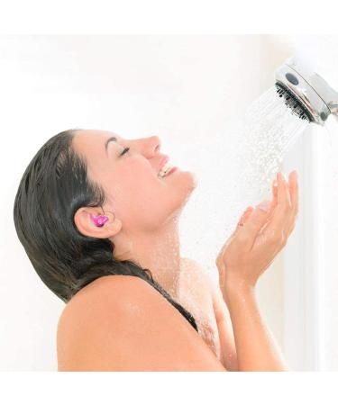 Silicone Screw Earplugs - Reusable and Comfortable Silicone Ear Plugs Suitable for Swimming Showering Bathing Surfing Snorkeling and Other Water Sports Dobooo - Buy Online on GoSupps.com