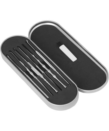 Stainless Steel Ear Wax Remover Kit - Portable Ear Cleaning Tool for Home & Travel (Silver) - Buy Online on GoSupps.com