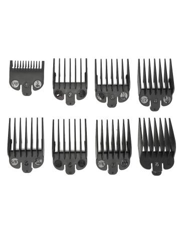 8pcs Professional Hair Clip Comb Guide Set | Hair Clipper Accessories for Salon Hairstyling | Limit Combs for Hairdressing - Buy Online on GoSupps.com