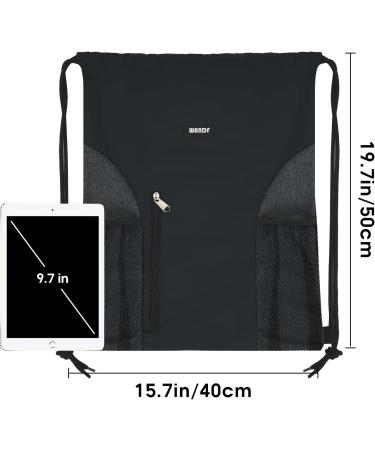 Waterproof Nylon Wall Backpack & Gym Bag | Adjustable Sports Bag for Men & Women | Outdoor Pocket | Ideal for Yoga & Fitness - Buy Online on GoSupps.com