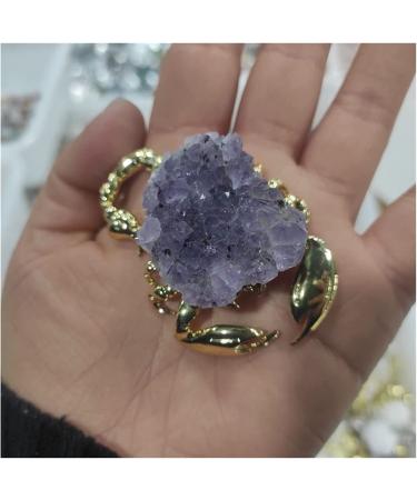 Amethyst Rough Stone 1pcs Natural Amethyst Crystal Cluster Quartz Crystal Health Reiki Stone Raw Point Specimen Home Decor Raw Crystals
